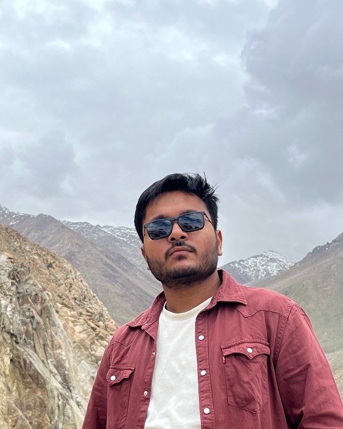 Khushal Sahni in the mountains
